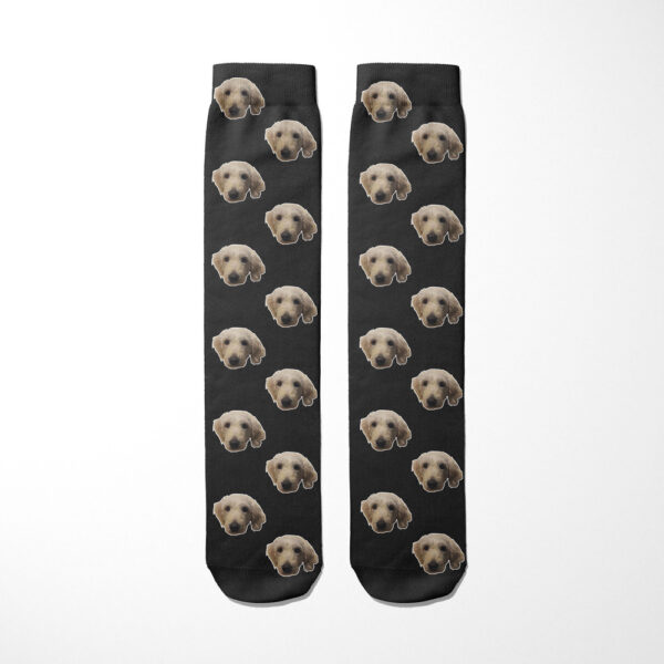 Personalised Dog Socks - Dog Face Photo