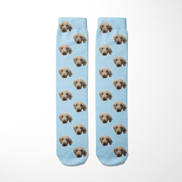 Personalised Dog Socks - Dog Face Photo