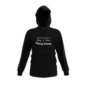 Dog Dad Hoodie Black