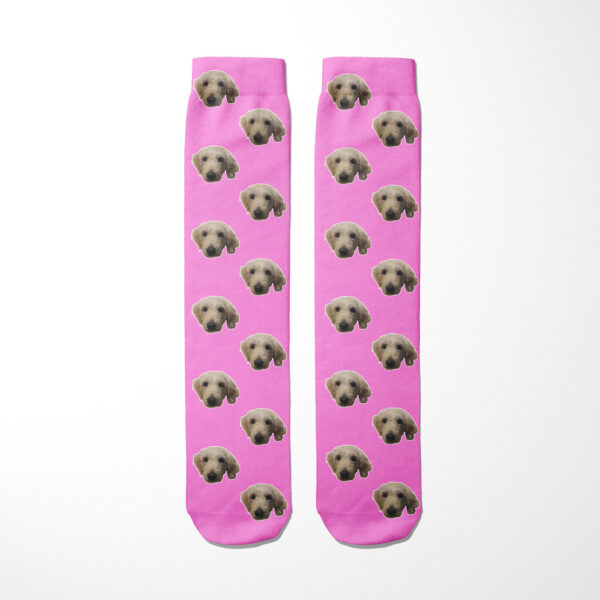 Personalised Dog Socks - Dog Face Photo