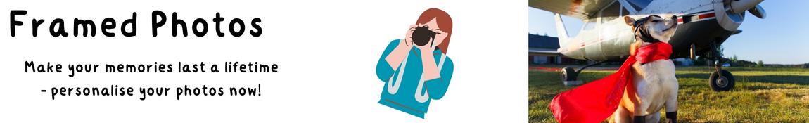 Personalised pet framed photos