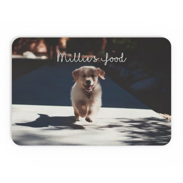 Personalised Pet Food Mat - Add Your Pets Photo and Name