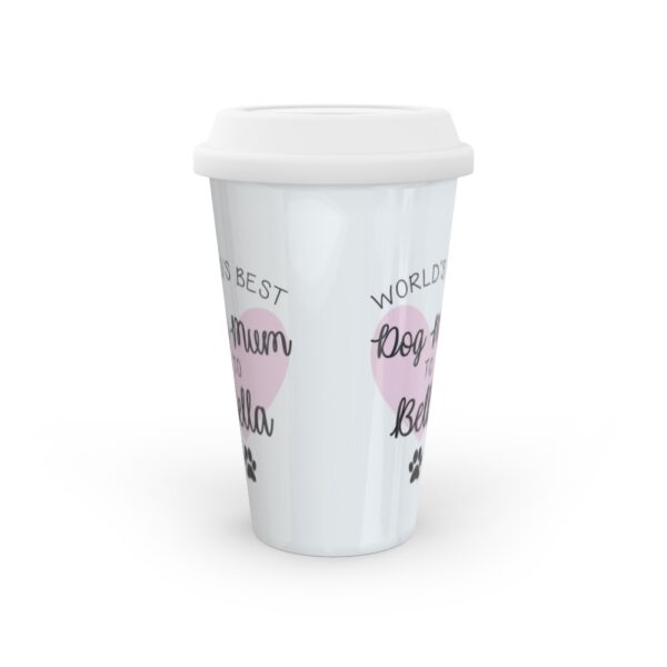 Personalised Best Dog Mum Travel Mug - Take Your Favourite Drink on the Go!